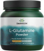 Swanson Amino Acid Ajipure L-Glutamine Powder 12 Ounce (340 g) Pwdr