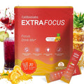 Nootropic Extra Focus Drink Mix, 30 Packs On-The-Go Sticks, Featuring Alpha-GPC, Lion's Mane & Rhodiola, Sugar-Free Packets Fruit Punch Clean Drink Mix