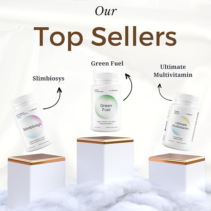envitamin Slimbiosys Ultra Probiotic Capsule - Pre & Probiotics for Women & Men - Support Your Microbiome