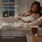 Beam Dream Sleep Powder – Sleep Aid for Adults with Melatonin, Magnesium, L-Theanine, Reishi Mushroom & Apigenin Sleep Supplement, Sleepy Cocoa Bedtime Drink Mix, Sea Salt Caramel Flavor, 30 Servings