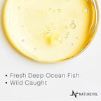 Triple Strength Omega-3 Fish Oil 4200mg – 1200mg EPA + 900mg DHA | High Potency Burpless Softgels | Wild-Caught Deep Ocean Fish Oil | Lemon Flavor - 240 Softgels