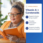 Pure Encapsulations Vitamin A + Carotenoids (Lutein, Zeaxanthin, and Astaxanthin) | Hypoallergenic Dietary Supplement | 90 Capsules