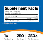 Nutricost Niacin Vitamin B3 Powder 250 Grams - 1G Per Serving - Vitamin B3 (Niacin) Powder - May Cause Flush