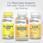 SOLARAY 5HTP 100mg with Vitamin C and Vitamin B6-5 HTP Supplement for Nerve Function - Cellular Energy - Lab Verified, 60-Day Guarantee - 30 Servings, 30 Enteric Coated VegCaps