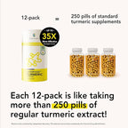 Nano Turmeric Curcumin Drink Powder Supplements–Mango Flavor Daily Morning Routine Immunity Wellness Shot, Gut Health & Joint Support - No Added Sugar, Vegan, Gluten-Free, Non-GMO,12 Sachets