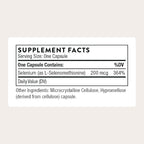 THORNE - Selenium - 200 mcg Selenium Supplement for Antioxidant Support - Supports Thyroid Health, Immune Function & Healthy Aging - Third-Party Certified - Gluten, Dairy & Soy-Free - 60 Capsules