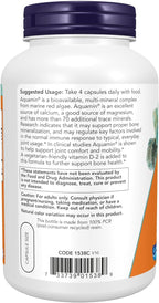 NOW Foods Supplements, Red Mineral Algae Plus Vitamin D-2, Joint Health*, 180 Veg Capsules