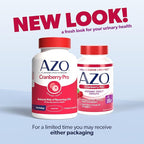 AZO Cranberry Pro Urinary Tract Health Supplement 600mg PACRAN, 1 Serving : More Than 1 Glass of Cranberry Juice, Sugar Free Cranberry Pills, Non-GMO 100 Softgels (Pack of 2)