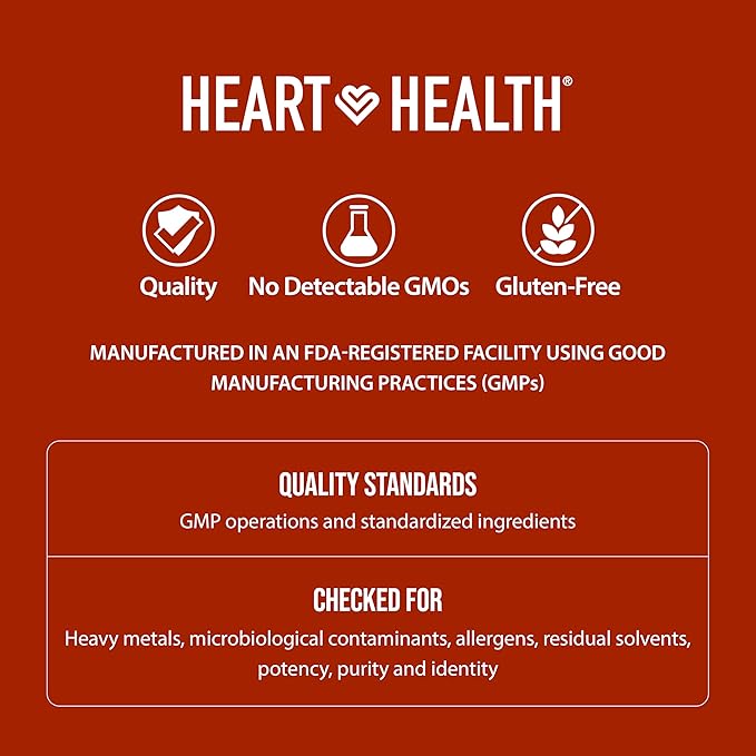 Heart Health Essential Omega III Fish Oil with Vitamin E – High EPA & DHA for Heart, Triglyceride & Blood Flow Support, Lemon Oil, Gluten-Free, Non-GMO, 60 Servings