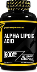 Primaforce Alpha Lipoic Acid 600mg Per Serving, 240 Capsules, 120 Servings