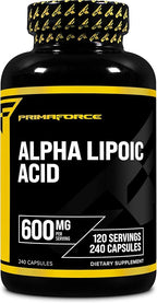Primaforce Alpha Lipoic Acid 600mg Per Serving, 240 Capsules, 120 Servings