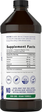 Carlyle Electrolyte Concentrate | 16 fl oz | Full Spectrum | Ionic Supplement with Magnesium, Potassium. and Sodium | Vegan, Non-GMO & Gluten Free Formula | by Vital Trace