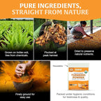 HANDPICK, Organic Turmeric Powder with Curcumin (397g/14oz) | Authentic Indian Origin | Gluten Free | Made from Turmeric Root