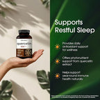 NatureBell Quercetin 500mg - 240 Capsules - Ultra Strength Supplement for Healthy Immune Support* - Quercetin Dihydrate from Sophora Japonica - Bioavailable Form