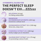 12-in-1 Melatonin Sleep Extra Strength Capsules - 10mg Melatonin Extra Strength with Magnesium and Balanced Blend of Ashwagandha, GABA, Chamomile Extract, L-Theanine & Valerian Root 10:1 Extract 90ct