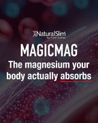 NaturalSlim MagicMag - Highly Absorbable Magnesium Citrate Powder for Relaxation, Energy, Better Sleep & Metabolic Support - Magnesium Supplement for Women & Men - Strawberry & Lime Flavored 8oz 3pk