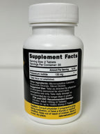Potassium Iodide Tablets 130 mg - (60 Tablets) 10 Year Shelf-Life EXP 2034 to 2035 - Ki Pills - Yoduro de potasio - Nutri Supplements - 3rd Party Tested - NSF cGMP Certified Facility - Shelf Stable