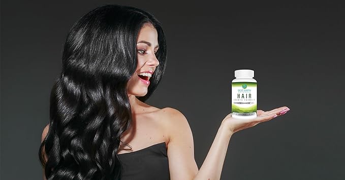 Best Earth Naturals Hair Vitamin Formula to Help Support Thick Full Strong Healthy Hair - for Men & Women - 30 Count