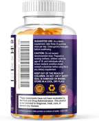 Omega 3 Fish Oil Gummies - 3X Strength Heart Health Support, High Absorption Omega 3 Fish Oil Gummy Supplement with DHA & EPA, Joint & Brain Support for Adults, Delicious Orange Flavor- 60 Gummies