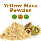 Food to Live Yellow Maca Powder, 1 Pound – Raw Ground Maca Root, Vegan, Kosher, Keto, Non-Gelatinized, Bulk, Rich in Vitamin C
