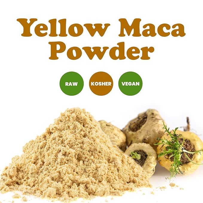 Food to Live Yellow Maca Powder, 16 Pounds – Raw Ground Maca Root, Vegan, Kosher, Keto, Non-Gelatinized, Bulk, Rich in Vitamin C