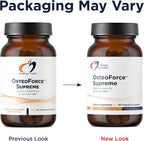 Designs for Health OsteoForce Supreme - Premium Bone Support Supplement with Basic Milk Protein (MBP) - Calcium Malate, Magnesium, Zinc Chelate, 2000 IU Vitamin D, VIT K - Non-GMO (180 Capsules)