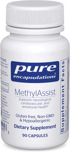 Pure Encapsulations MethylAssist 90's - B Vitamin Complex - Methylation Support* - Heart Health & Brain Health - Non-GMO & Gluten Free - 90 Capsules