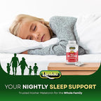 LANDAU 0.3mg-300 mcg Melty Melatonin for Kids & Adults – Easy-to-Take, Fast-Dissolving, Helps You Fall Asleep Faster – Kosher, Made in The USA – 250 Tablets, Cherry Flavor