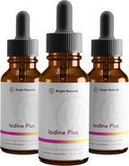 Iodine Plus - Kelp-Based Liquid Supplement Supports Thyroid - Boosts Energy, Improves Sleep, and Enhances Mental Clarity, 180 0.04% Iodine Servings
