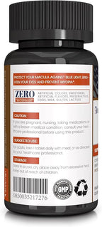 Advanced Lutein Eye Health Supplement - Enhanced with Zeaxanthin, Supports Vision & Eye Health - Non-GMO & Gluten Free - Natural Eye Vitamin Tablets - 60ct