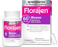 Florajen Women’s Vaginal Probiotic - Gut Health, Vaginal pH Balance, & Constipation Relief - Multi-Strain Formula with Lactobacillus - Refrigerated for Potency - 60 Capsules
