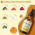Organic Maca Root Liquid Drops with Ashwagandha,Goji Berry,Ginger,Magnesium and L-Arginine for Women and Men,Ashwagandha Maca Root Supplements Tincture 2 Fl Oz