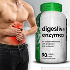 Top Secret Nutrition Digestive Enzymes | Full Spectrum Prebiotics & Probiotics | 10 Enzymes | for Gut Health, Bloating & Nutrient Absorption | 90 Capsules