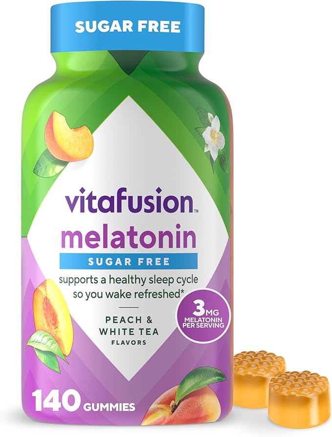 Vitafusion Melatonin Gummy Vitamins, 140 Count (Pack of 1)