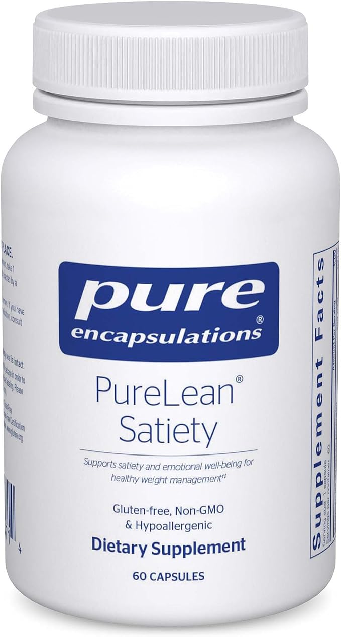 Pure Encapsulations PureLean Satiety - Supports Fullness Signaling, Nutrient Metabolism & Healthy Eating Habits* - Gluten-Free & Non-GMO - 60 Capsules (60 Servings)
