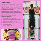 NAKED Fruit Punch Energy - Clean Pre Workout Supplement for Men and Women, NSF Certified, Vegan Friendly, No Added Sweeteners, Colors Or Flavors - 30 Servings