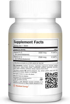 Maxi Health Chewable Vitamin B12 5000 mcg Tablets – B12 Chewables for Adults, Dual Form Methylcobalamin & Cyanocobalamin – Dissolvable B12 Tablets – Energy, Brain & Nerve Support – Kosher – 60 Count
