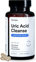Natural Uric Acid Cleanse with Celery Seed, Chanca Piedra, Pomegranate Extract, Tart Cherry Extract Capsules - Kidney Cleanse Detox & Repair for Uric Acid Flush