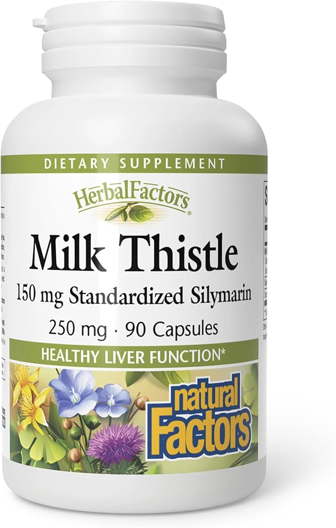 NATURAL FACTORS Milk Thistle Extract 250 Mg, 90 CT