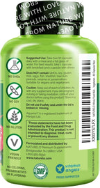 NATURELO Teen Multivitamin - Whole Food Multivitamin for Teenage Boys - Minerals Supplement for Active Kids - with Plant Extracts - Non-GMO - Vegan & Vegetarian - 60 Capsules