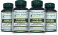 Green Organic Supplements DIM, Diindolylmethane, Indole-3-Carbinol, Broccoli, 90 VCaps, High Absorbable, Non-GMO, Gluten-Free, (Pack of 4)