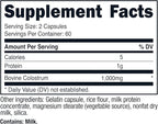 Nutricost Colostrum 500mg, 120 Caps (2 Bottles)