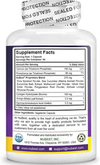 NuBest Tall | Support Bone Strength, Bone Health, Enhanced Immune and Whole Body Wellness with Calcium, Collagen, and Herbs for Ages 5+ & Teens | 60 Capsules | 1 Month Supply