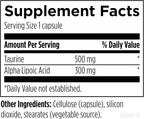 Designs for Health Lipoic Acid Supreme - 300mg Alpha Lipoic Acid with Taurine - Vegan, Non-GMO ALA Supplement (60 Capsules)