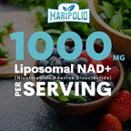 Liposomal NAD+ 1000 mg Supplement | High Bioavailability Liposomal Delivery | Cellular Energy & Wellness Support | Pure NAD+ Dietary Supplement | 180 Softgels