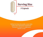 Seeking Health Multivitamin One MF - MTHFR Support Supplement with Calcium Folinate & Vitamin B12 - Easy-to-Digest - Methyl-Free Vegetarian Capsule - 45 Veggie Capsules