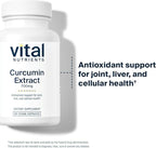 Vital Nutrients Curcumin Extract 700mg - Vegan Curcumin Supplements with Black Pepper Extract - Antioxidant Support for Joint, Liver, and Cellular Health* - Gluten, Dairy, Soy Free - 60 Capsules