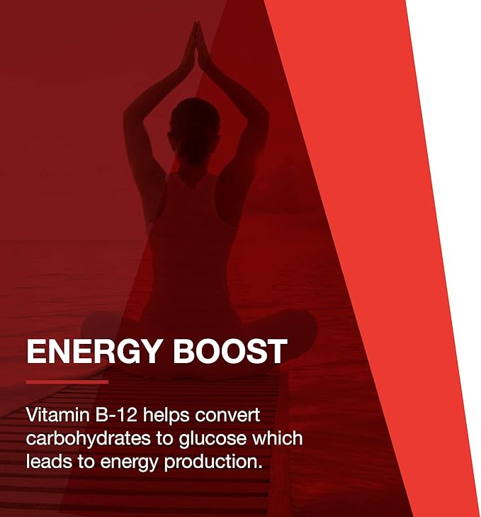 PROTOCOL FOR LIFE BALANCE Nutri-Dose B-12 10,000mcg - Liquid Vitamin B-12 - for Energy, Nerve Health & Metabolism Support* - with Folate & Biotin - Convenient Vials - High Potency B-12-12