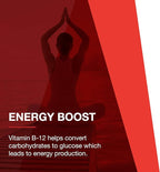 PROTOCOL FOR LIFE BALANCE Nutri-Dose B-12 10,000mcg - Liquid Vitamin B-12 - for Energy, Nerve Health & Metabolism Support* - with Folate & Biotin - Convenient Vials - High Potency B-12-12