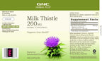 GNC Herbal Plus Milk Thistle 200mg Supplement, Vegetarian, Supports Healthy Liver Function, 300 Servings